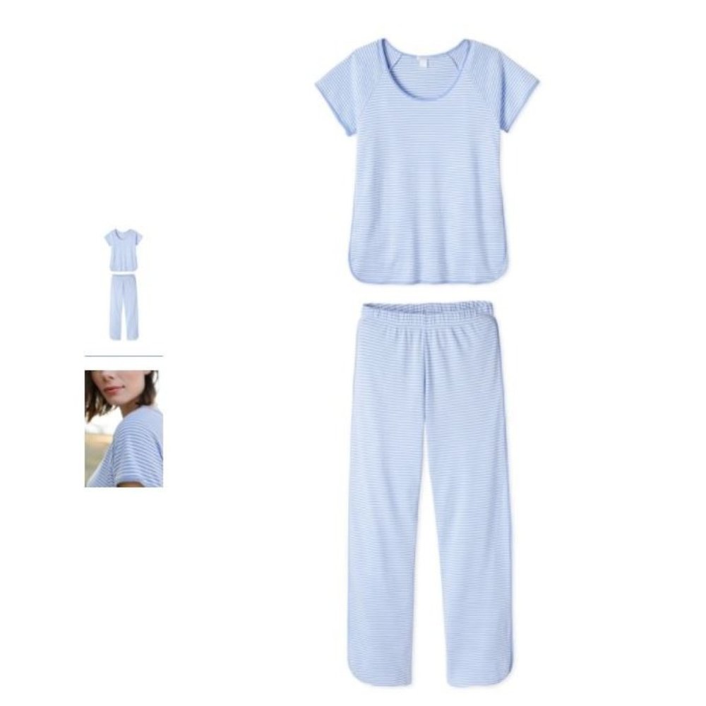 Lake Pajamas, Short / Tall Set, Hydrangea